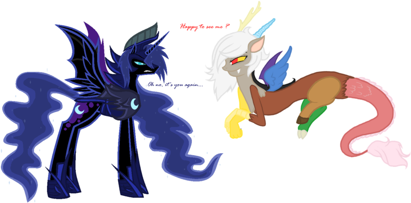 Eris, Nightmare Moon, Prince Artemis, Princess Luna, - Cartoon (900x459)