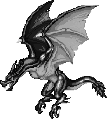 Flying Wyvern By Ephah - Wyvern Flying Gif (564x558)