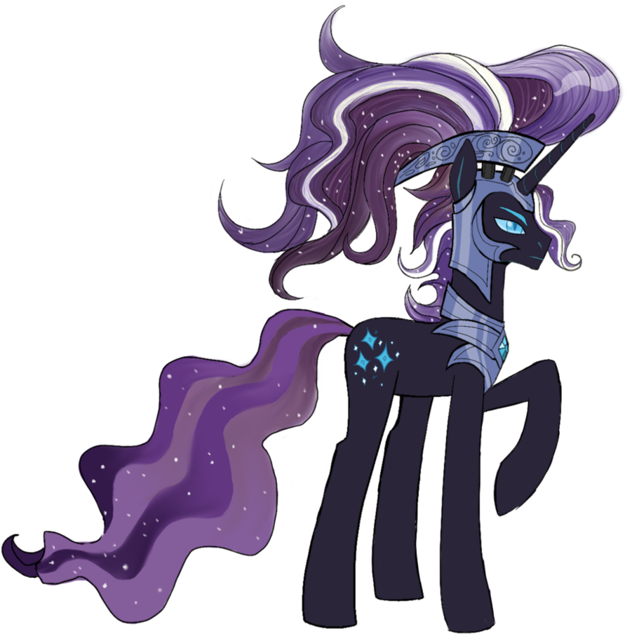 Nightmare Moon And Luna Human - Mlp Elusive (1024x1004)