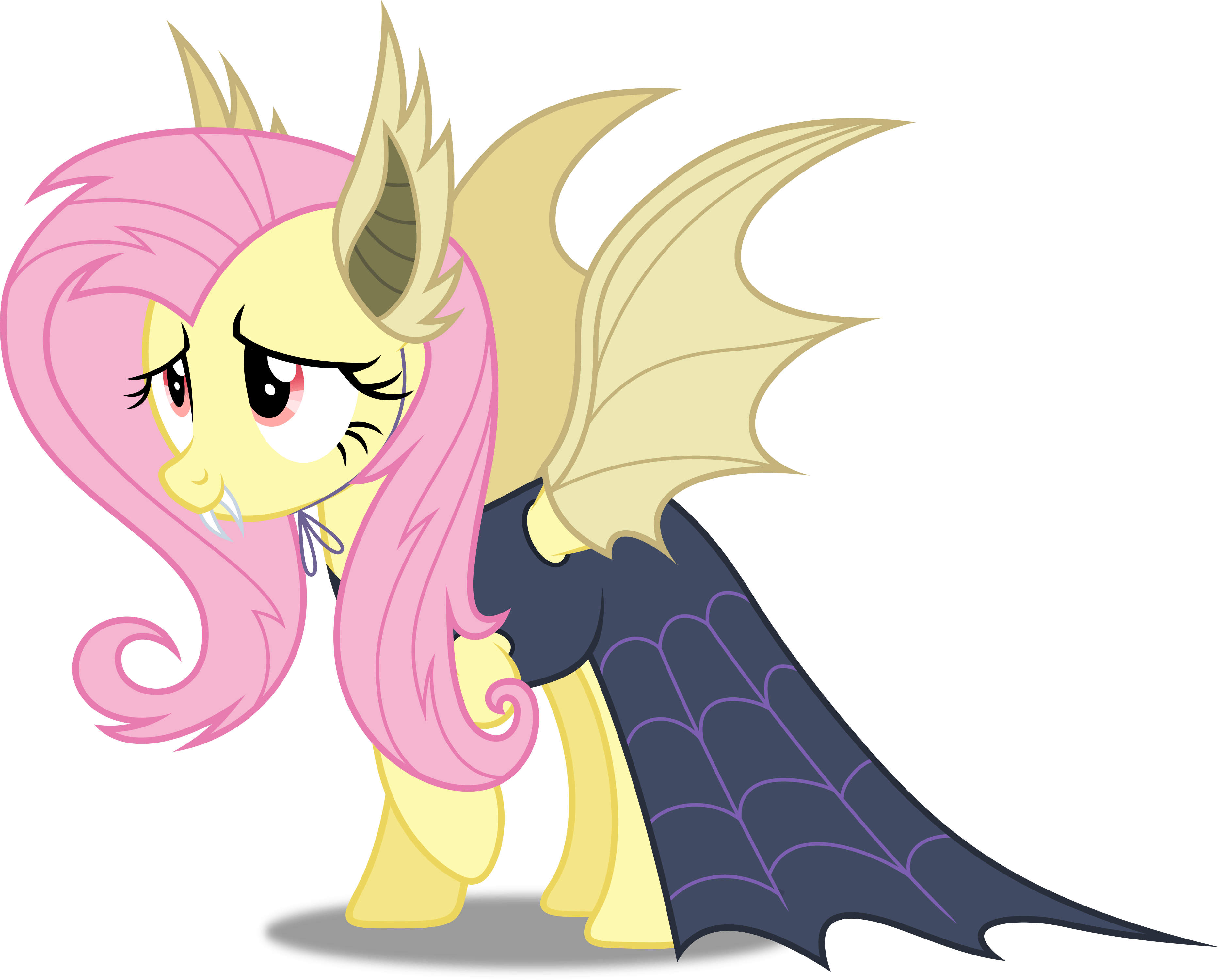 My Little Pony Fluttershy Vampire (3733x3000)