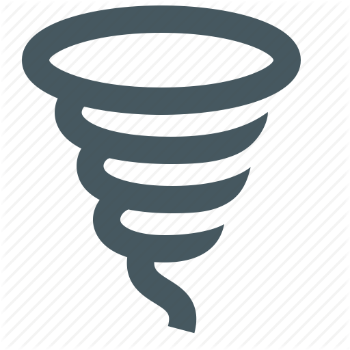 Disaster Clipart Twister - Tornado Icon Png (512x512)