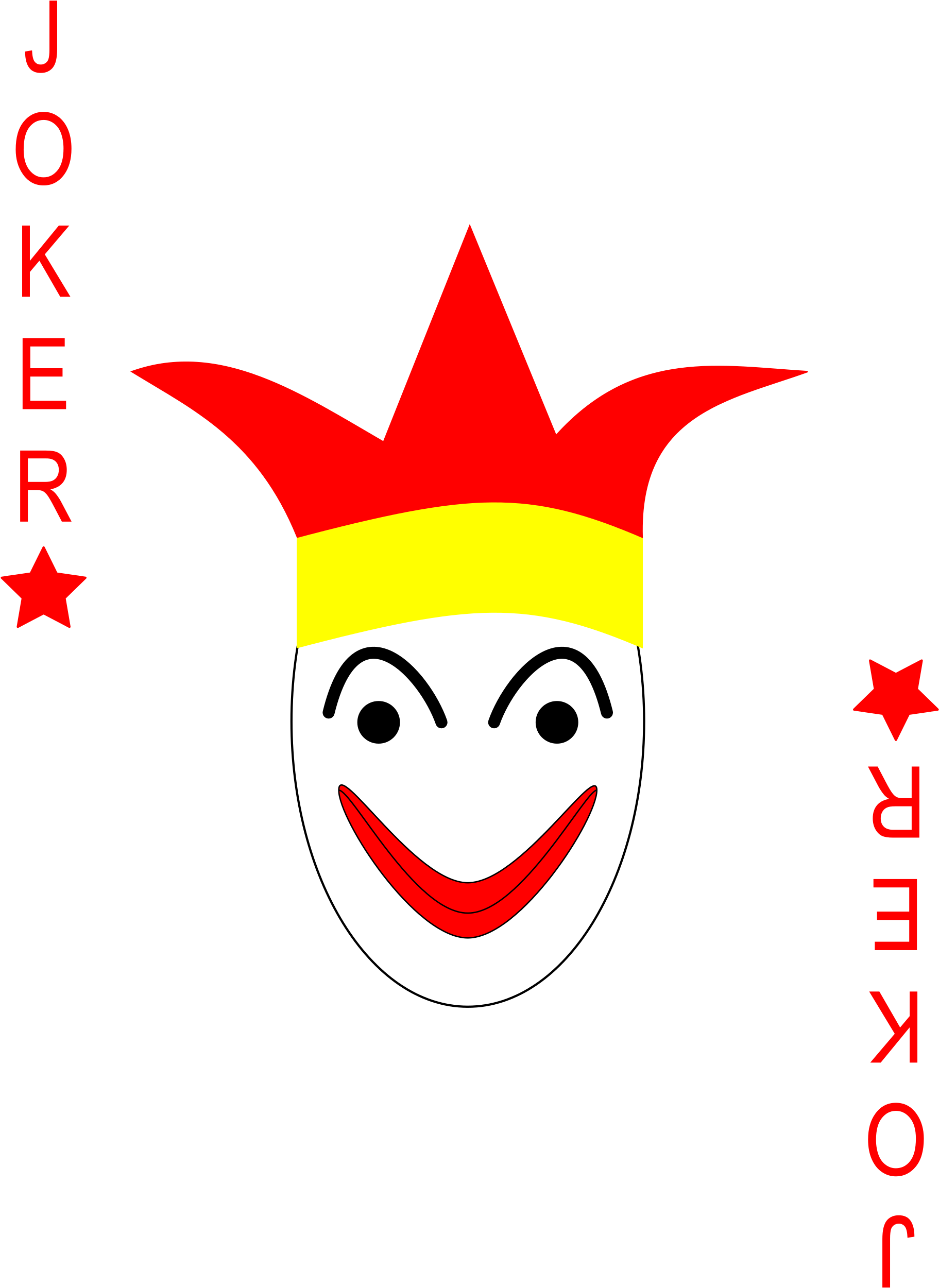 Joker Card 3, Buy Clip Art - Joker Playing Card Svg (2000x2801)