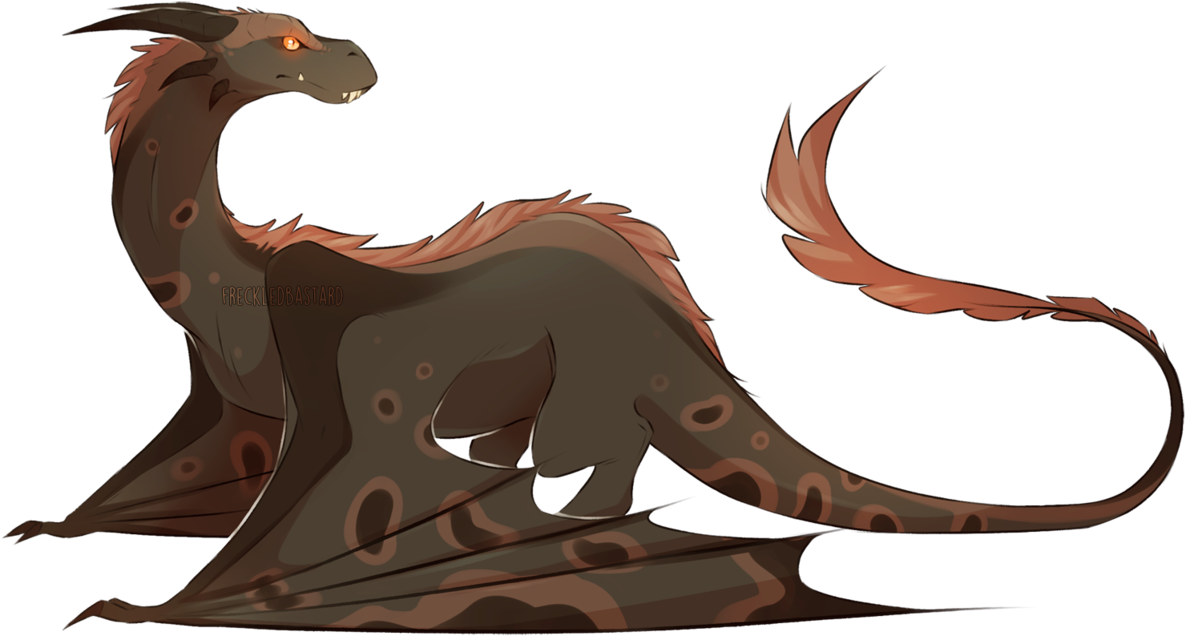 Adoptable Wyvern *open* By Freckledbastard - Cartoon (1202x665)