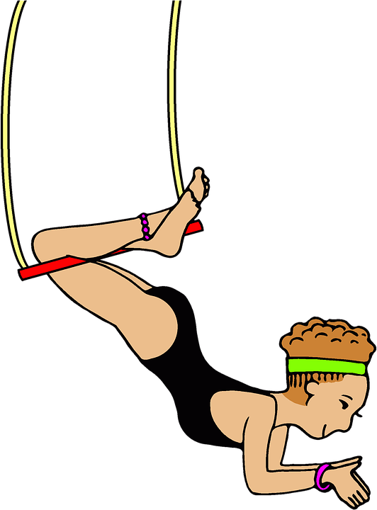 Circus Clipart Transparent - Circus Acrobats Cartoon (532x720)