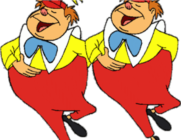 Alice In Wonderland Clipart Wonderland Transparent - Tweedle Dee Alice In The Wonderland Characters (640x480)