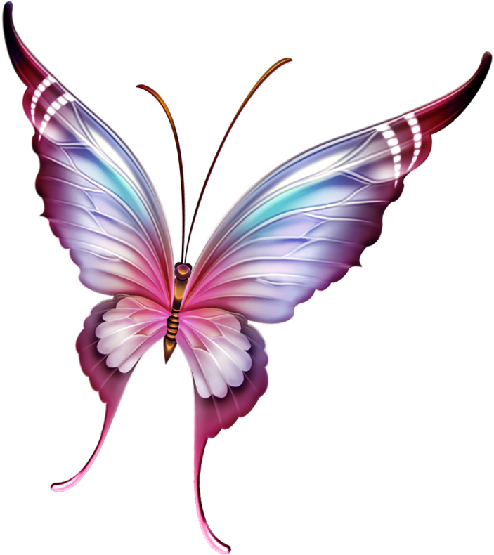 ‿✿⁀butterflies‿✿⁀ - Water Butterflies Clipart (720x800)
