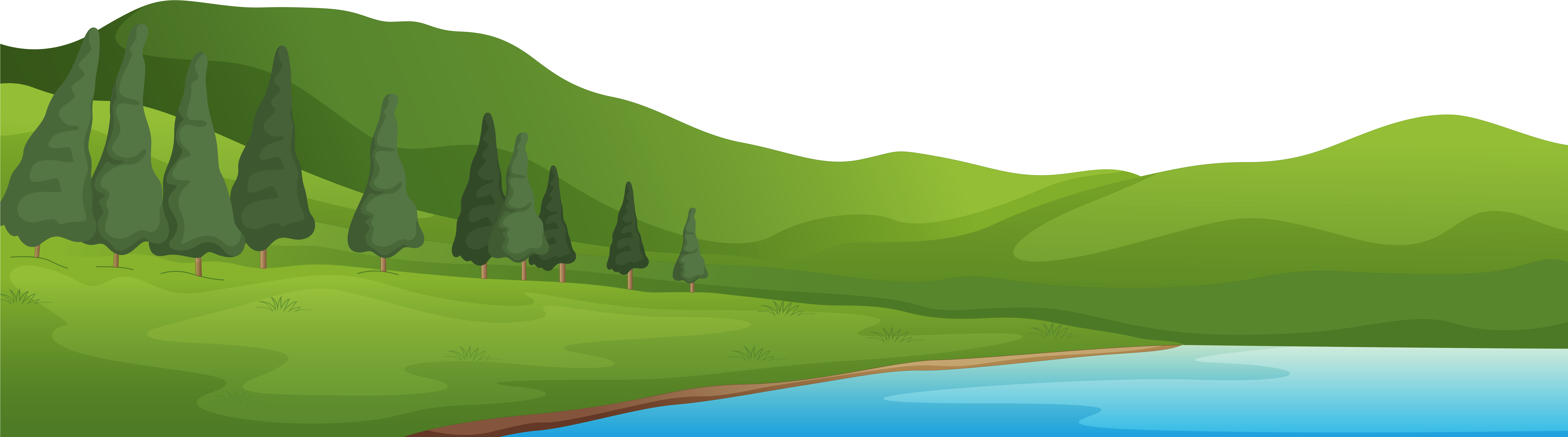 Grass Clipart Mountain Landscape El Biciclista Suicida Ii Transandalus 7170x2240 Png Clipart Download