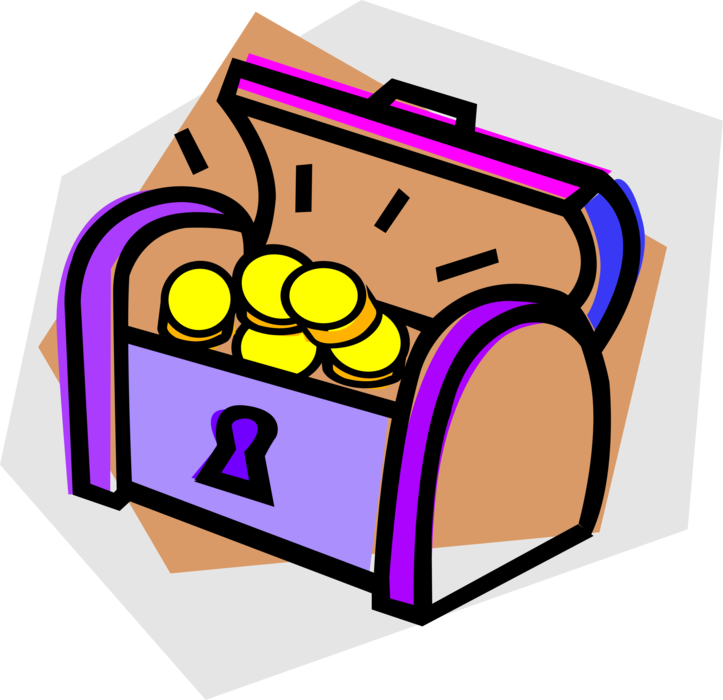 Vector Illustration Of Buccaneer Pirate's Treasure - Vector Illustration Of Buccaneer Pirate's Treasure (723x700)