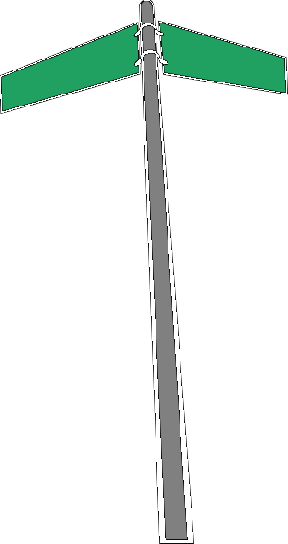 Street Sign Cliparts - Traffic Sign (288x544)