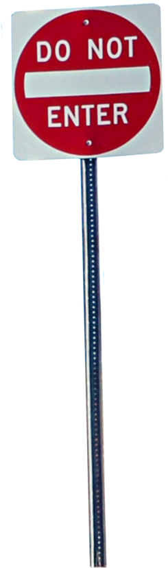 Real Street Sign Png - Do Not Enter Throw Blanket (717x1115)