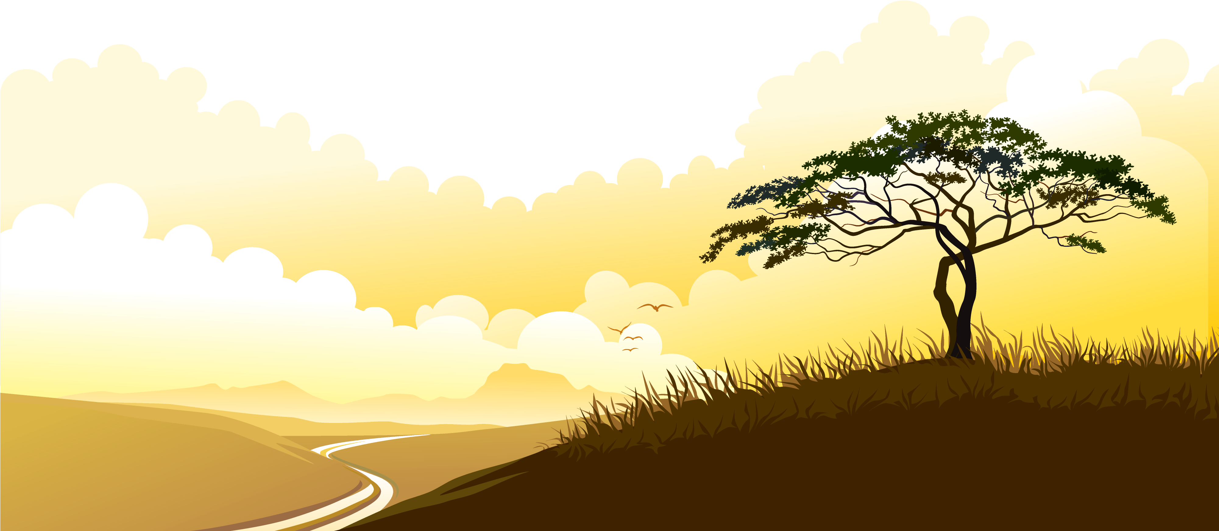 Savannah Png Clipart Image - Savannah Clipart (4000x2140)