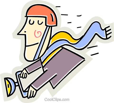Man With A Bike Helmet Riding A Bike Royalty Free Vector - Man With A Bike Helmet Riding A Bike Royalty Free Vector (480x434)