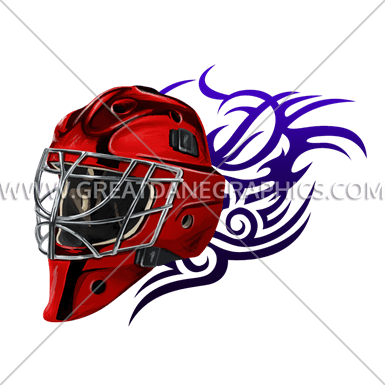 Tribal Goalie Mask - Ice Hockey (385x385)