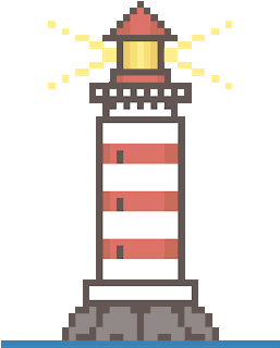 Lighthouse Clipart Pixel Art - Lighthouse Pixel Art (500x450)