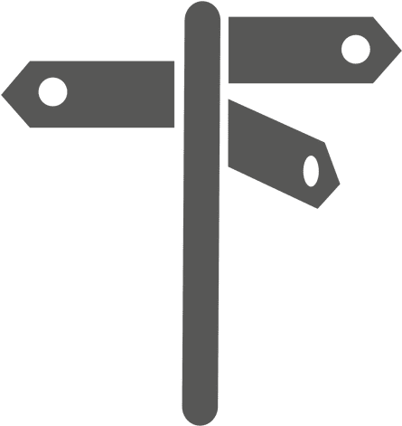 3 Way Street Sign Icon - Icono Letrero (512x512)
