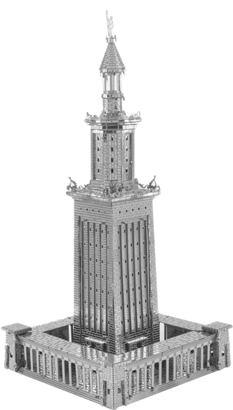 Lighthouse Of Alexandria - Lighthouse Of Alexandria By Metal Earth (356x620)