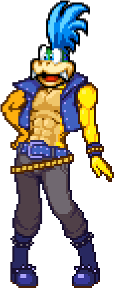 Gay Larry - Cartoon (600x680)