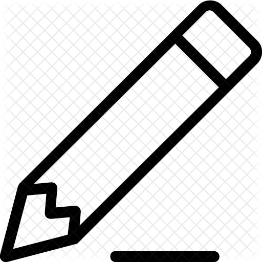 Pencil Icon - White Pencil Icon Png (512x512)