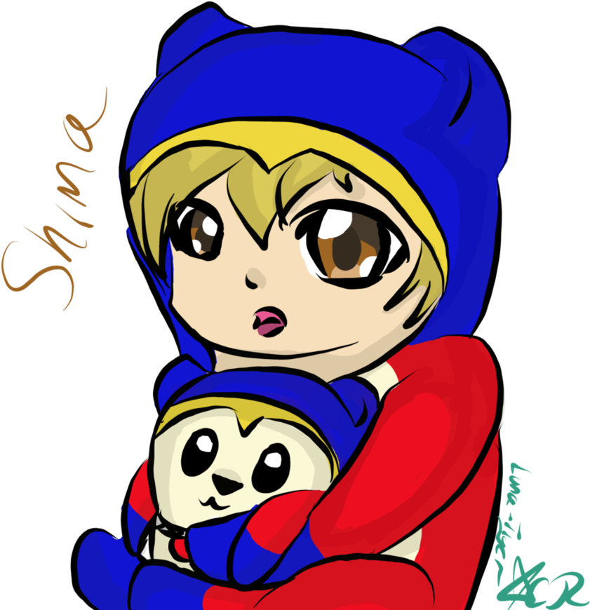 Baby Shima Amagi {request} By Luna-tiger - Cartoon (894x894)