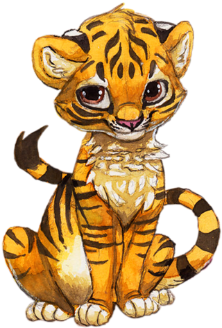 Baby Tigers - Chinese New Year Tiger (365x500)