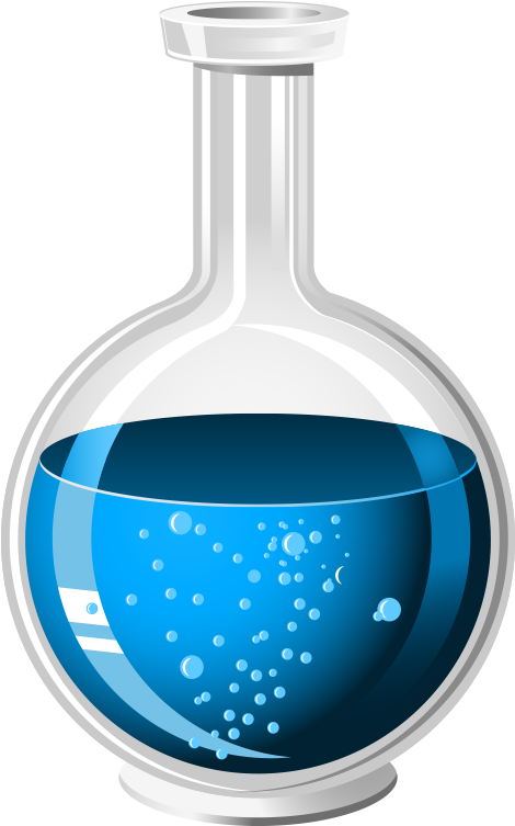 Laboratory Flask Chemistry Erlenmeyer Flask Clip Art - Chemical Bottle Png (800x800)