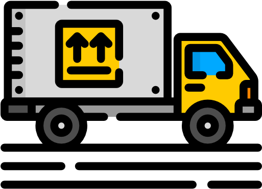 Moving Truck Free Icon - Transport (512x512)