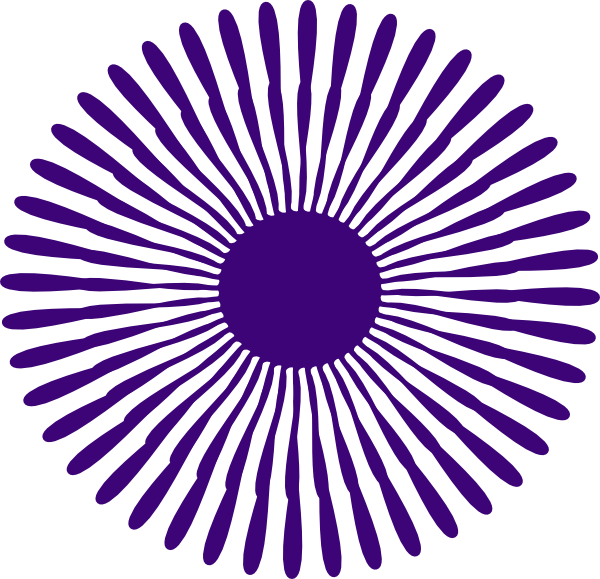 Flower Burst Pattern Stock Vector - Red And Green Flower (600x579)