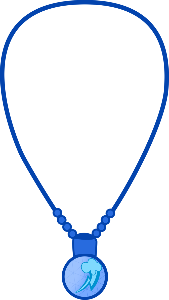 Rainbow Dash's Necklace Of Loyalty By Sasami87 - Mlp Eg Rainbow Dash Necklace (672x1187)