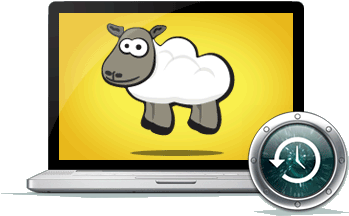 The Nice Thing About Using Time Machine Is That It - Dollydrive (348x348)