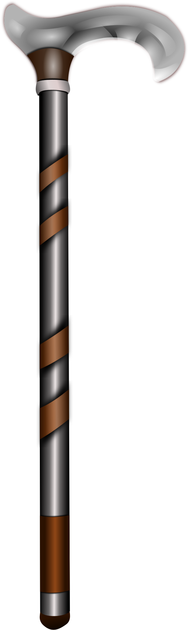 Perfect Cane Clip Art Medium Size - Old Man Stick Png (1697x2400)