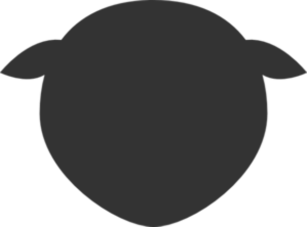 Sheep Head Clip Art - Sheep (600x445)