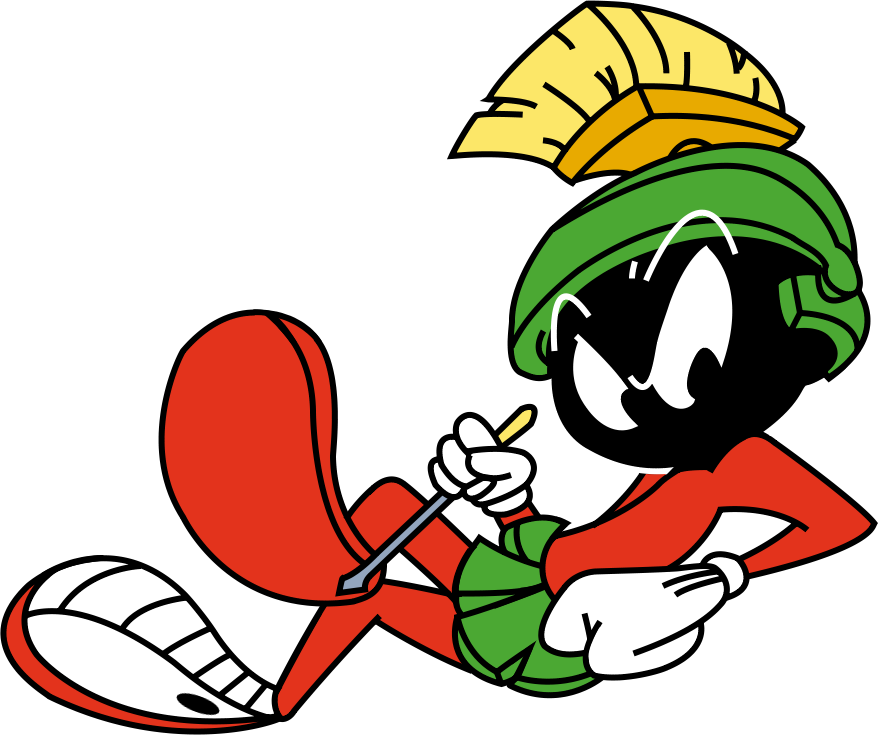 Transparent Marvin Martian - Marvin The Martian Icon Png (878x735)