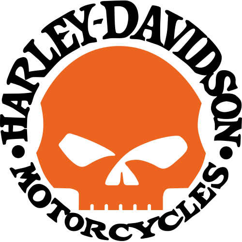 Harley Davidson Clipart Transparent - Harley Davidson Skull Decal (500x500)