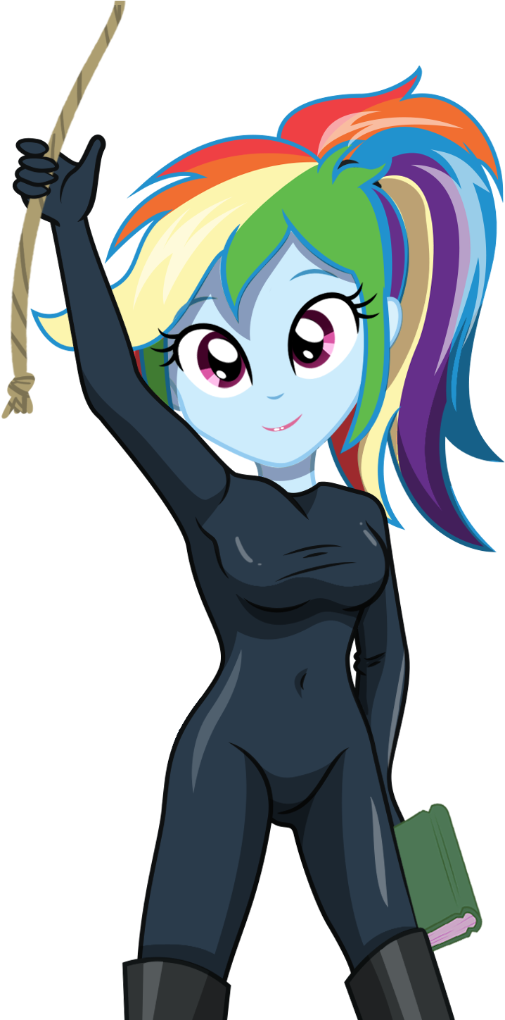 Sumin6301, Book, Breasts, Clothes, Equestria Girls, - Rainbow Dash Tight Suit (980x1447)
