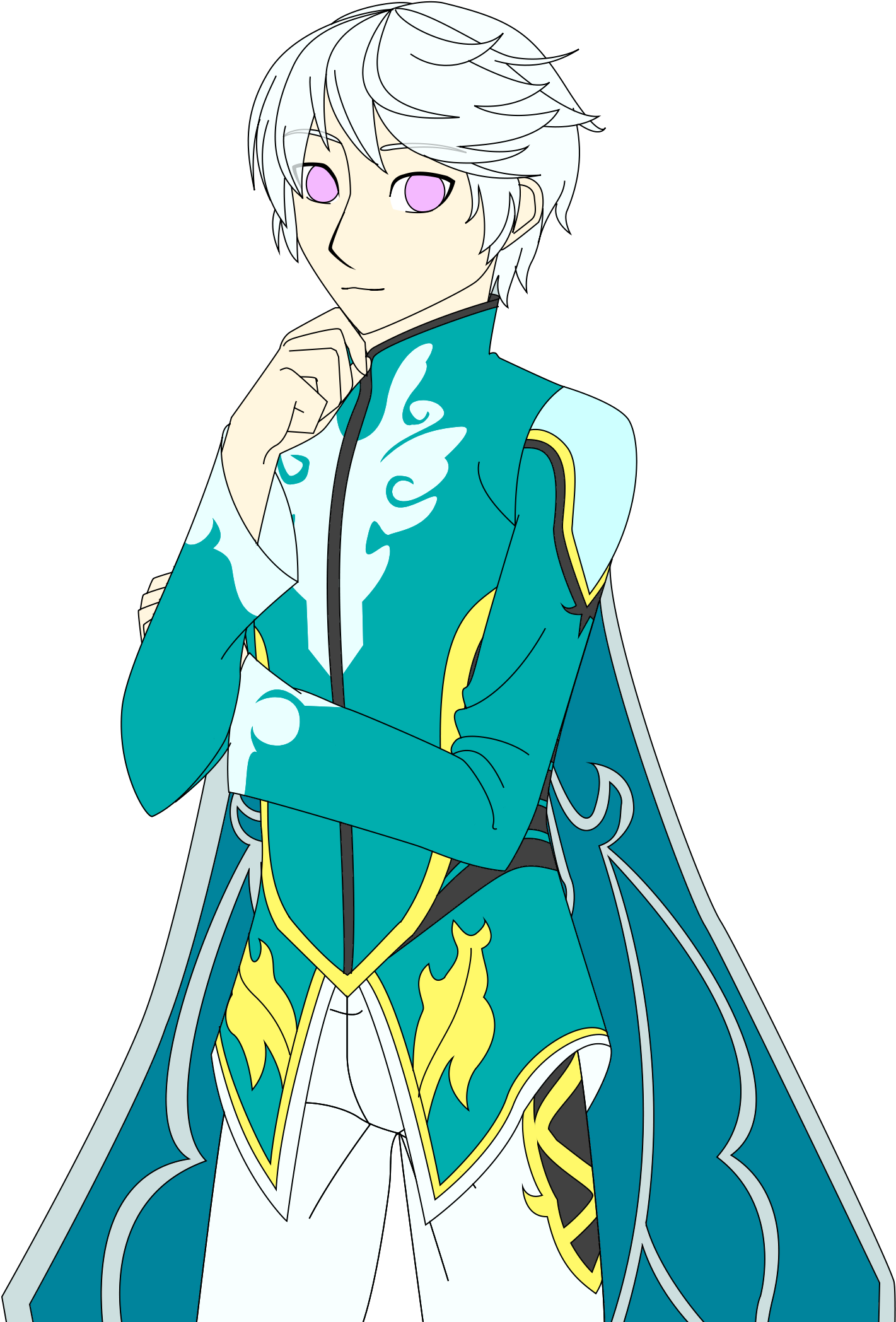 Of Zestiria] Mikleo Work In Progress Part 2 By Miku-nyan02 - Cartoon (1754x2480)