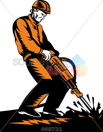 Stock Illustration Of Yellow Black Illustration Masculine - Celebrating Our Workforce Happy Labor Day Poster Card (340x435)