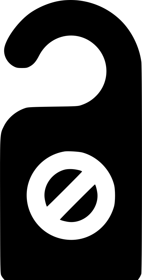 Door Hanger Do Not Disturb Privacy Comments - Door Hanger Do Not Disturb Privacy Comments (498x980)