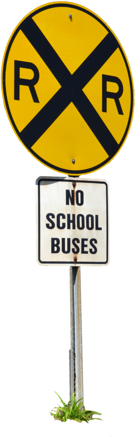 Railroad Crossing Png Street Stock Sign 0026 By Annamae22 - Rail Transport (659x1211)