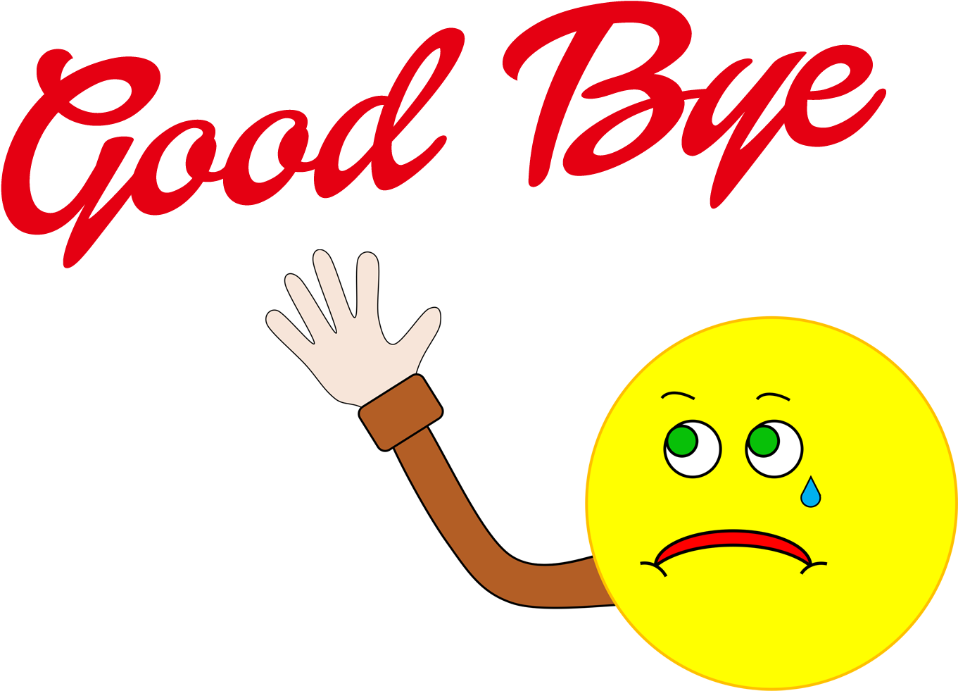 Гуд бай дпиай. Смайлик пока. Смайлик Goodbye. Goodbye картинка. Goodbye картинки для детей