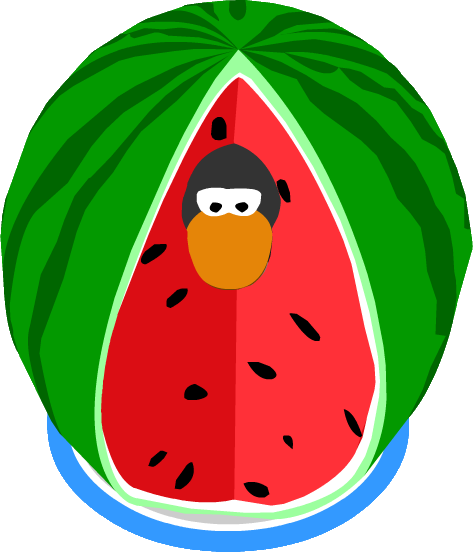 Watermelon Costume Ig - Game (473x552)
