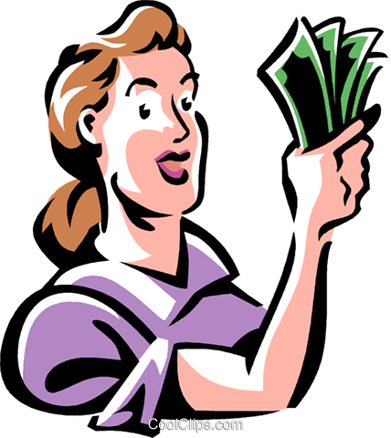 Money Clipart Handful - Money Clipart Handful (428x480)