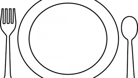 Dinner Plate Clipart - Plate (480x272)