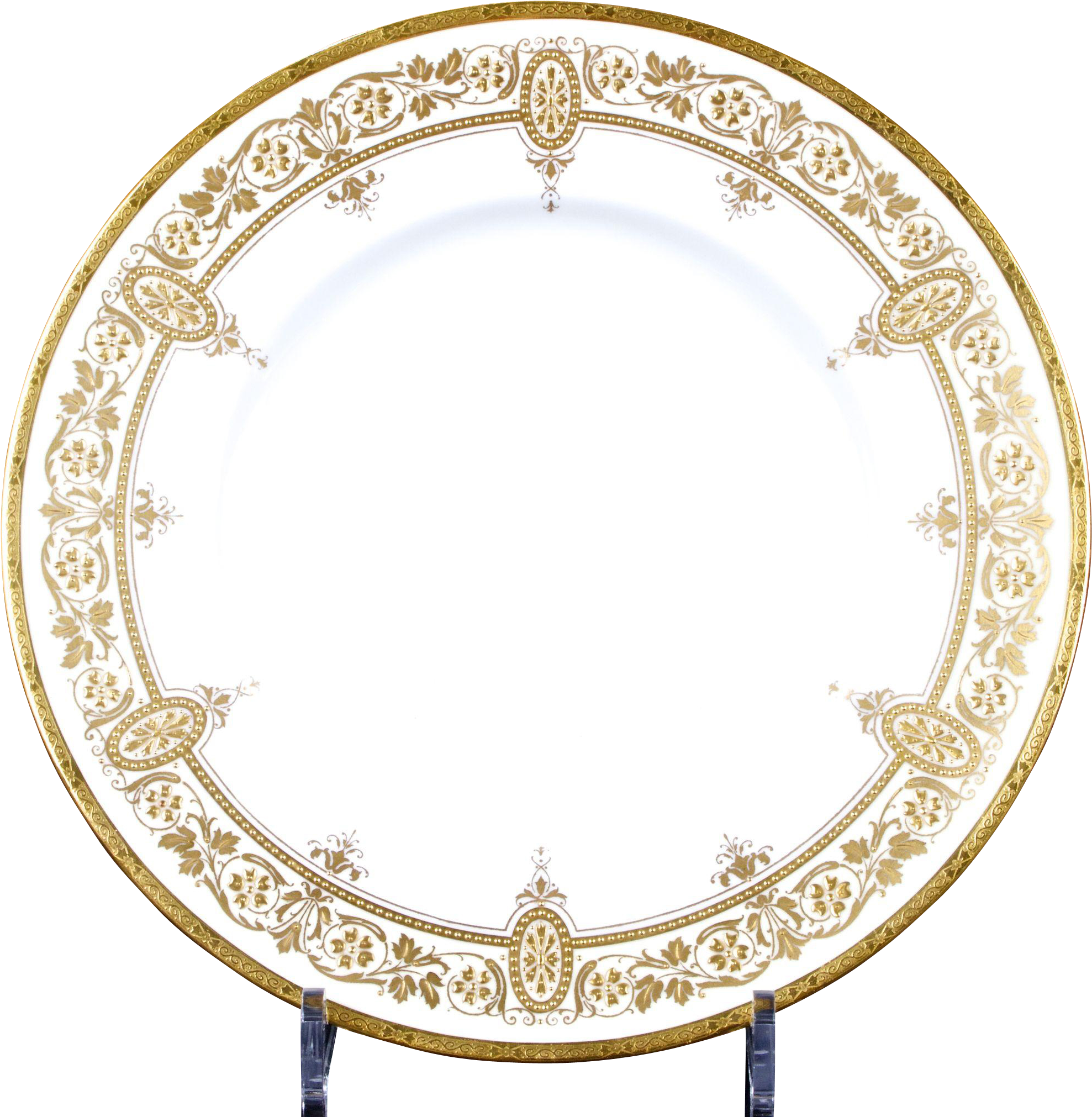 12 Minton Art Nouveau Gilded Plates - Circle (2021x2021)