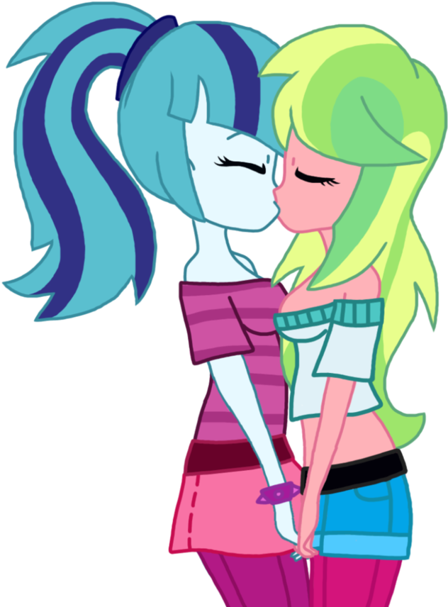 A New Year Eve's Kiss By Katevelasco - Cartoon (894x894)