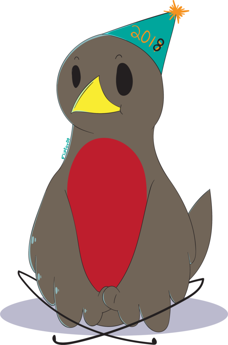 Happy New Year's Eve From Bentley By Flipjacks - Adã©lie Penguin (728x1098)