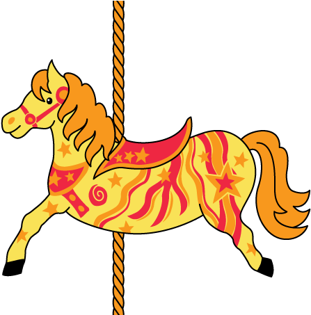 Carousel Horse - Tommy & Lottie Carousel Horse Unisex Baby Gift (486x452)
