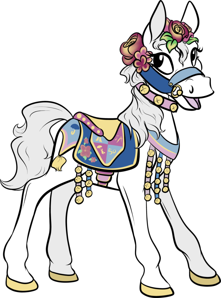 Jingles The Carousel Horse By Irishthorns - Cartoon (770x1038)