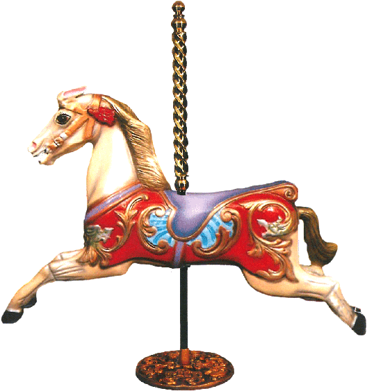 Carousel Horse With Stand - Uk Carousel Horses Model (650x650)
