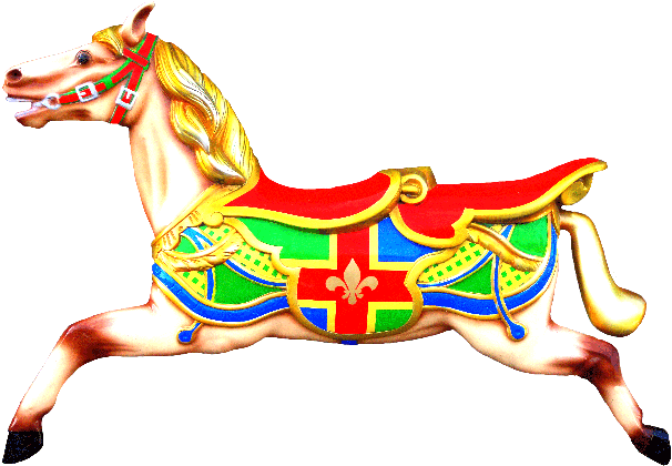 Carousel Horse Wall Display Lh - Horse (650x488)