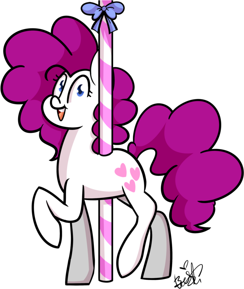 Candy Drop The Carousel Pony By Befishproductions - Cartoon (827x966)